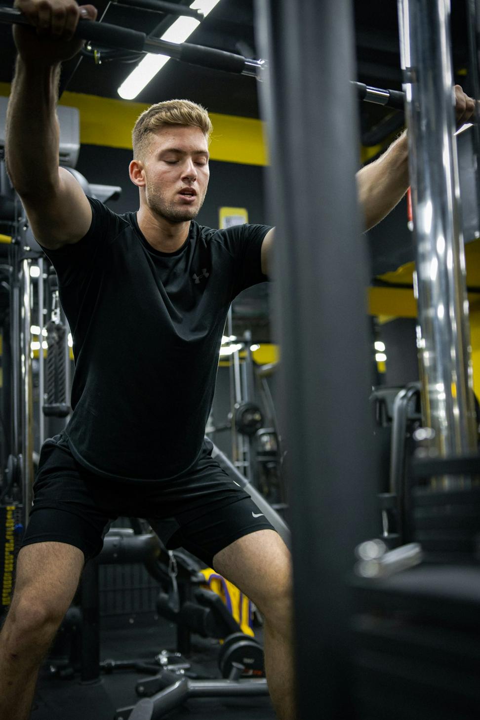 Athlete performing functional training