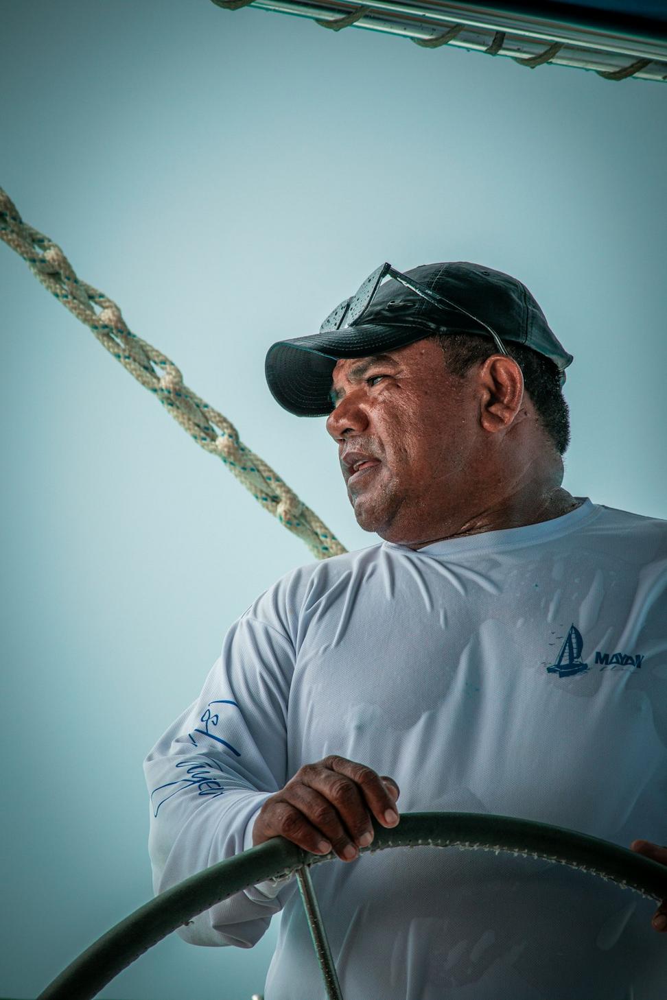 Coach training athlete